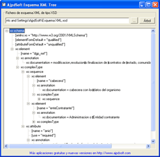 AjpdSoft Esquema XML Tree