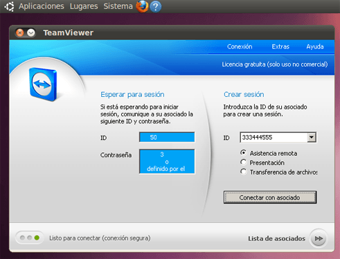 AjpdSoft Control remoto de Linux a Windows con TeamViewer