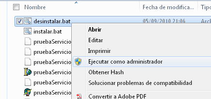 AjpdSoft Desinstalar servicio de Windows