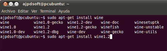 AjpdSoft Instalar Wine en GNU Linux Ubuntu 10.04