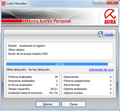 AjpdSoft Instalacin y testeo de Avira AntiVir Personal - FREE Antivirus en Windows 7
