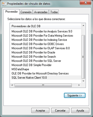 AjpdSoft Crear aplicacin con acceso a SQL Server 2008 R2 desde Delphi 6 y ADO