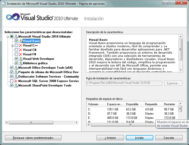 AjpdSoft Descargar e instalar Microsoft Visual Studio 2010