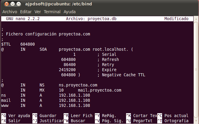 AjpdSoft Instalar servidor DNS (Domain Name System)