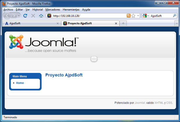 AjpdSoft Montar un servidor web y un sitio web en un equipo con Windows 7 con AppServ y Joomla - Configuracin de Apache para establecer Joomla! como pgina de inicio de nuestro servidor web 